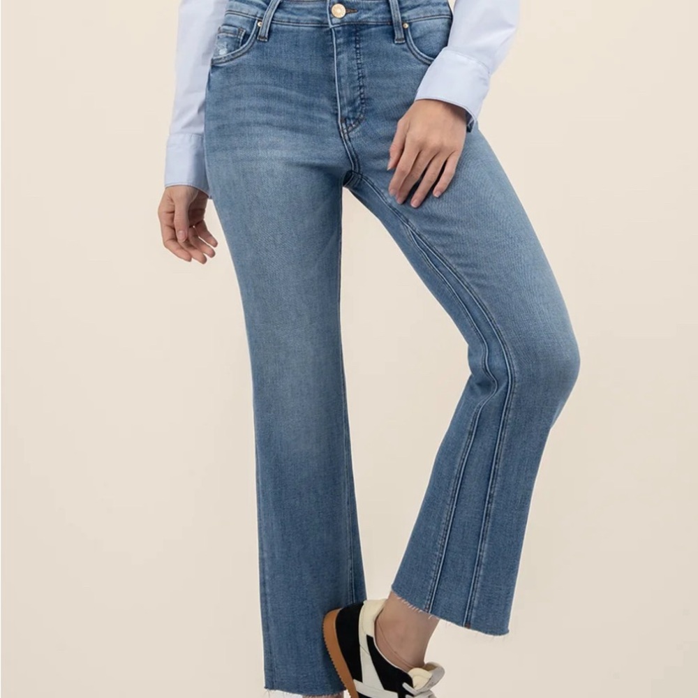 Kelsey High Rise Ankle Flare